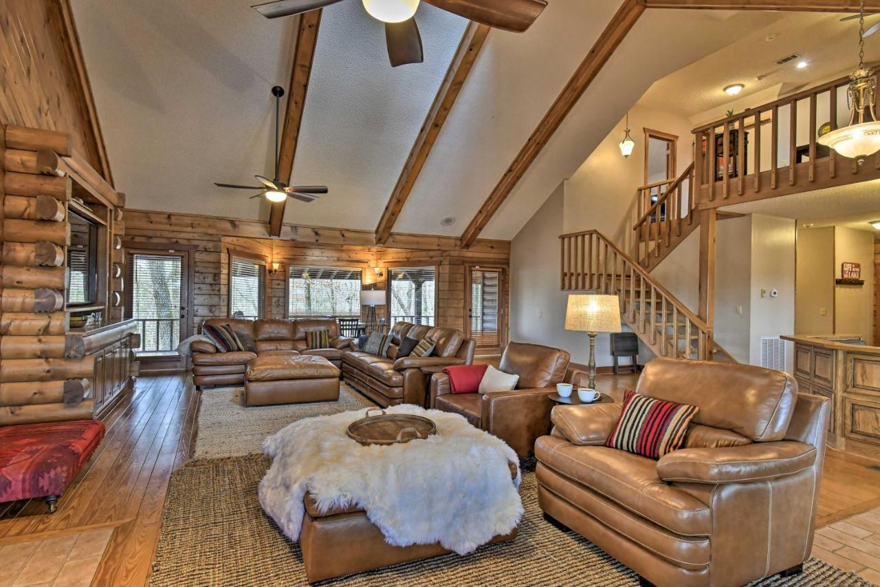 Hilltop Hot Springs Log Cabin With Hot Tub And Grill! Εξωτερικό φωτογραφία