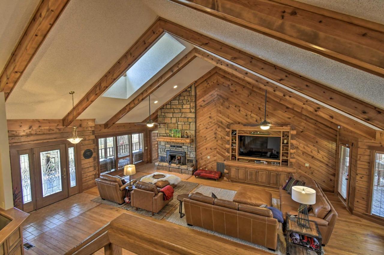 Hilltop Hot Springs Log Cabin With Hot Tub And Grill! Εξωτερικό φωτογραφία