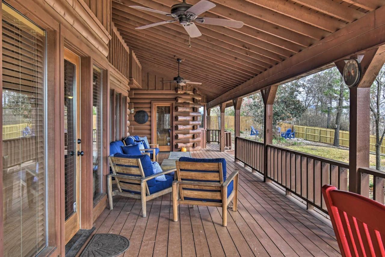 Hilltop Hot Springs Log Cabin With Hot Tub And Grill! Εξωτερικό φωτογραφία