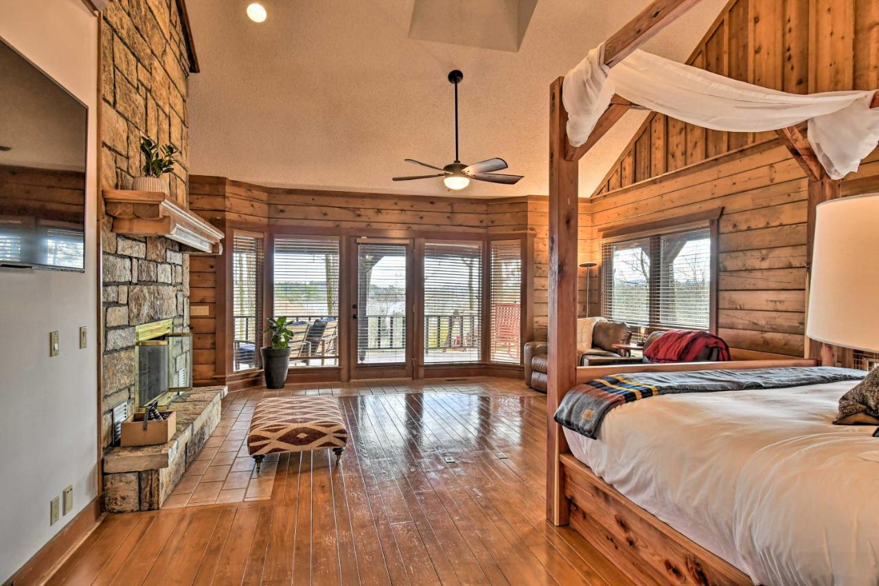 Hilltop Hot Springs Log Cabin With Hot Tub And Grill! Εξωτερικό φωτογραφία