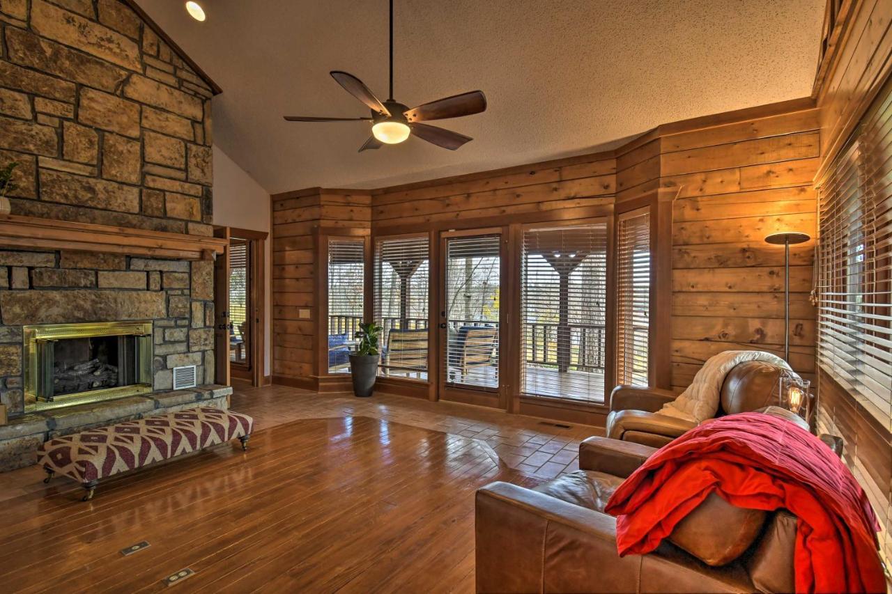 Hilltop Hot Springs Log Cabin With Hot Tub And Grill! Εξωτερικό φωτογραφία
