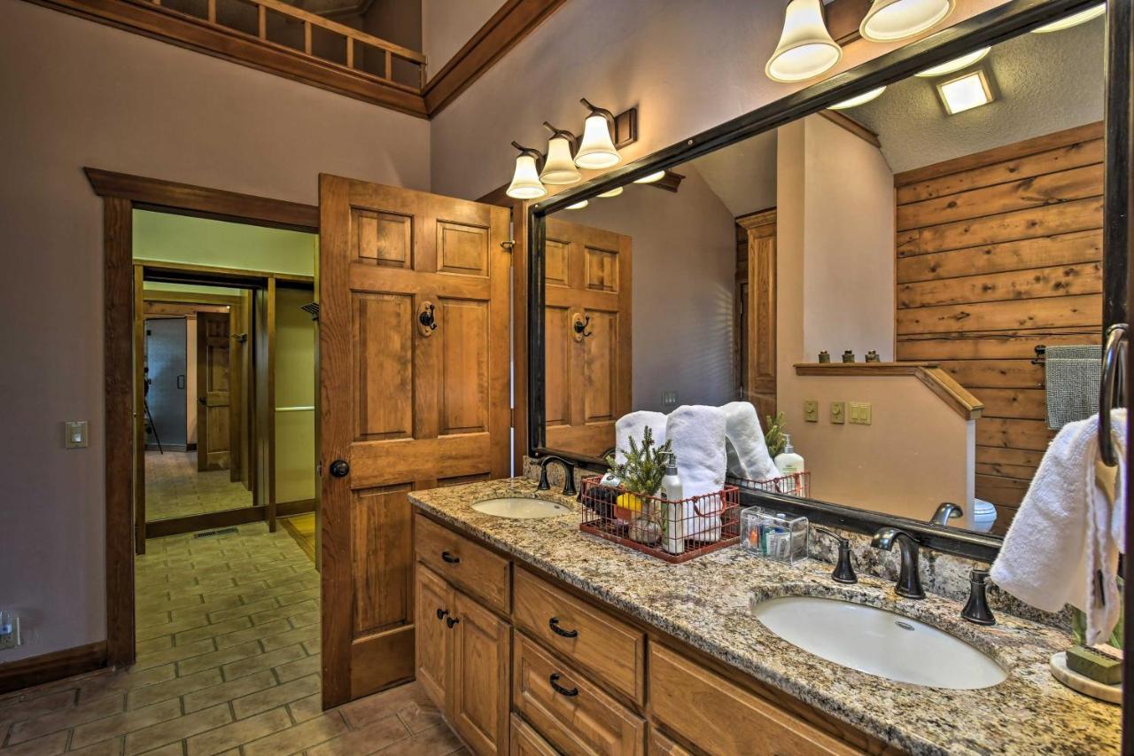 Hilltop Hot Springs Log Cabin With Hot Tub And Grill! Εξωτερικό φωτογραφία