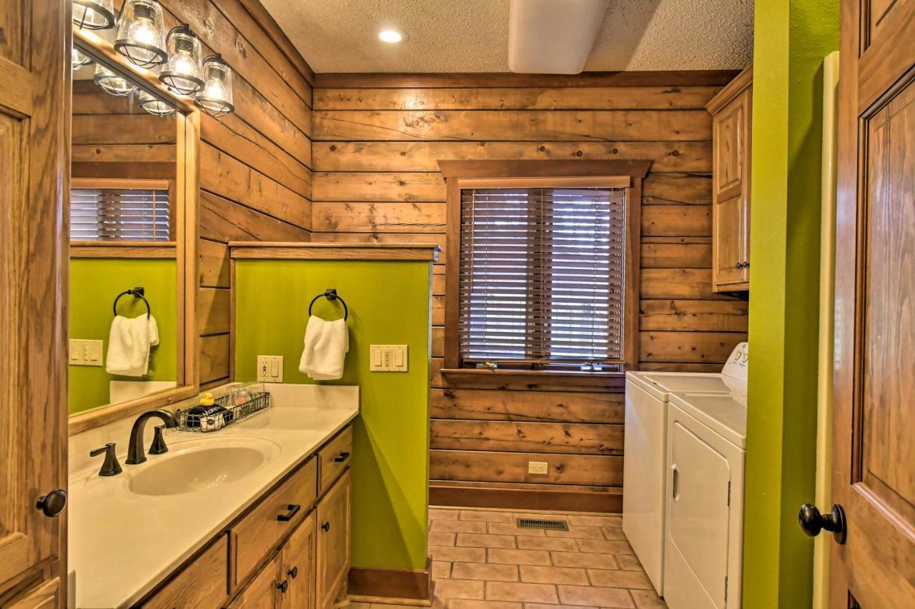 Hilltop Hot Springs Log Cabin With Hot Tub And Grill! Εξωτερικό φωτογραφία