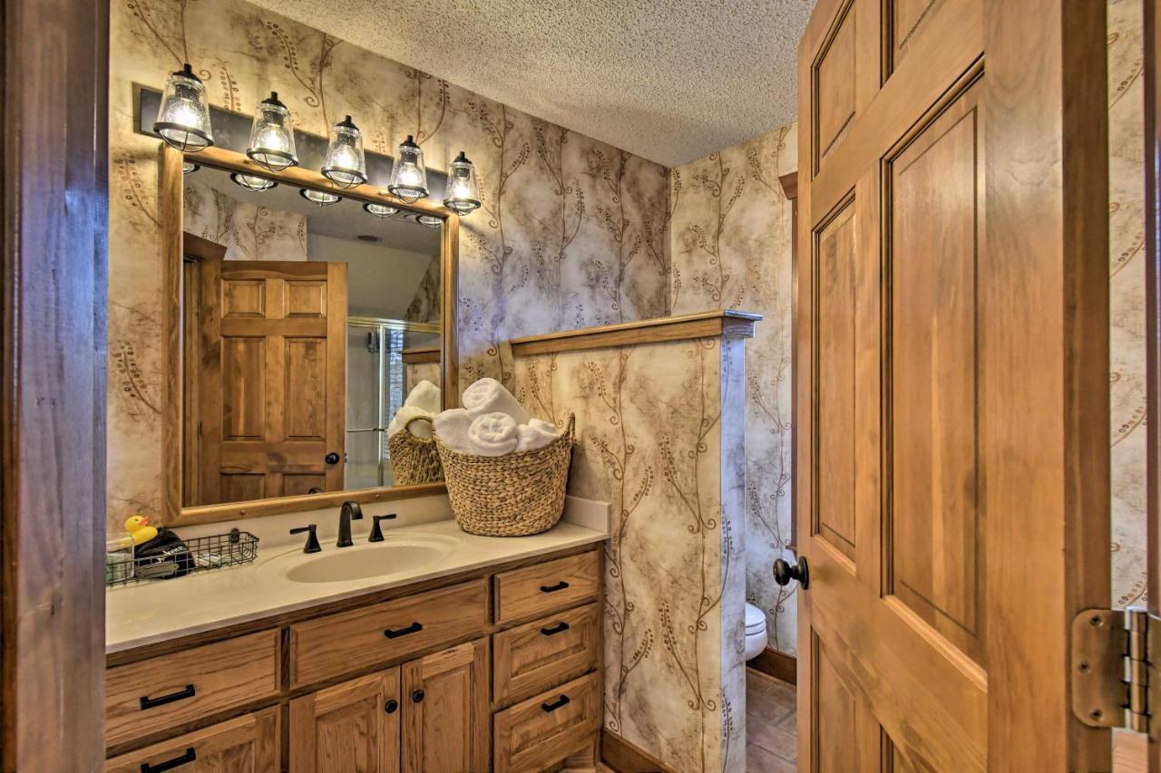Hilltop Hot Springs Log Cabin With Hot Tub And Grill! Εξωτερικό φωτογραφία